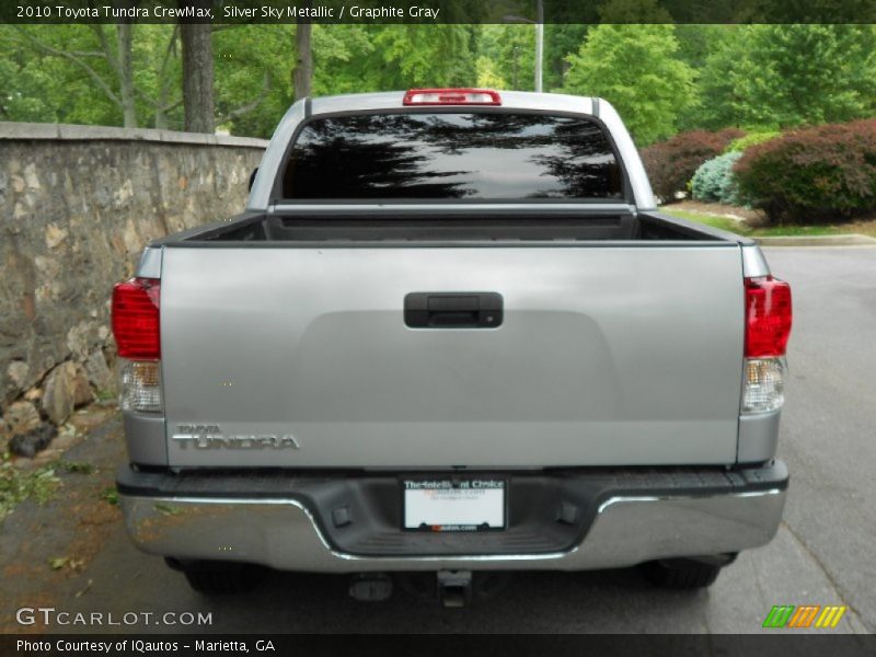 Silver Sky Metallic / Graphite Gray 2010 Toyota Tundra CrewMax