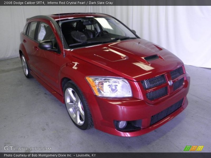 Inferno Red Crystal Pearl / Dark Slate Gray 2008 Dodge Caliber SRT4