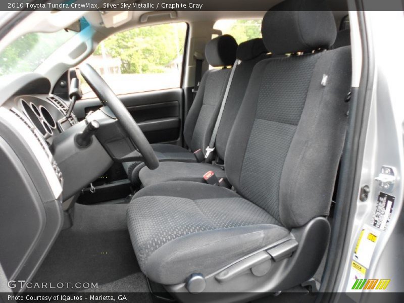 Silver Sky Metallic / Graphite Gray 2010 Toyota Tundra CrewMax