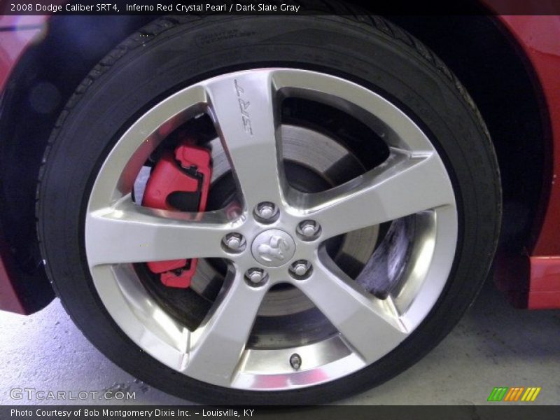 Inferno Red Crystal Pearl / Dark Slate Gray 2008 Dodge Caliber SRT4