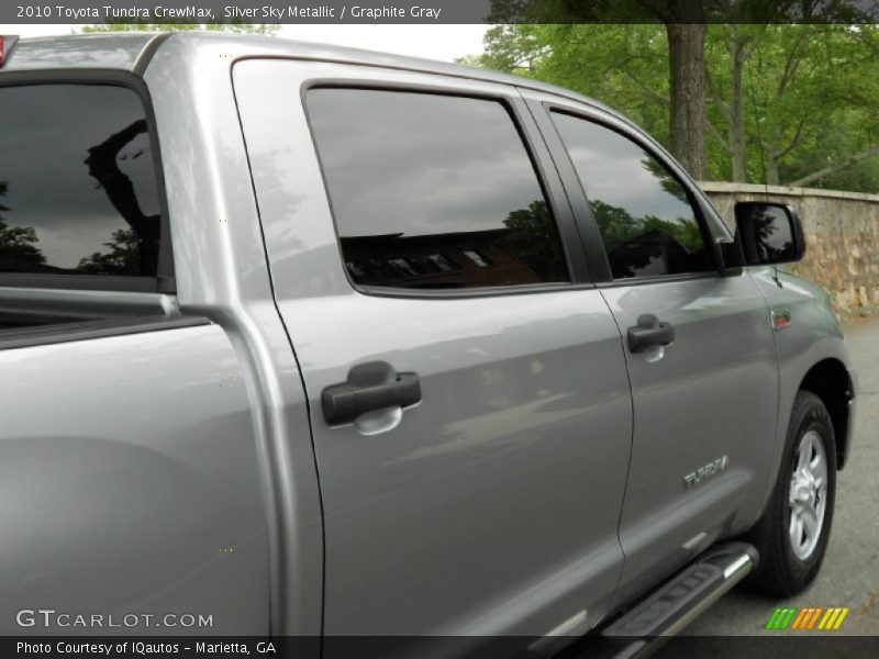 Silver Sky Metallic / Graphite Gray 2010 Toyota Tundra CrewMax