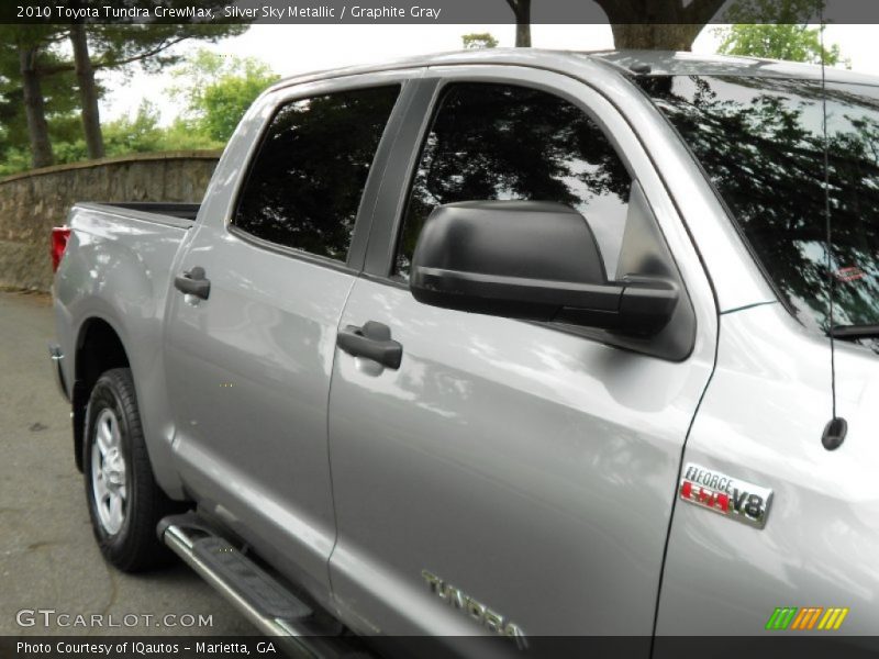 Silver Sky Metallic / Graphite Gray 2010 Toyota Tundra CrewMax