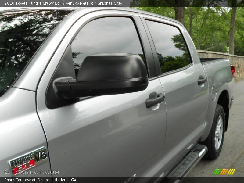 Silver Sky Metallic / Graphite Gray 2010 Toyota Tundra CrewMax