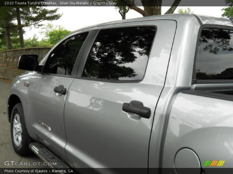 Silver Sky Metallic / Graphite Gray 2010 Toyota Tundra CrewMax