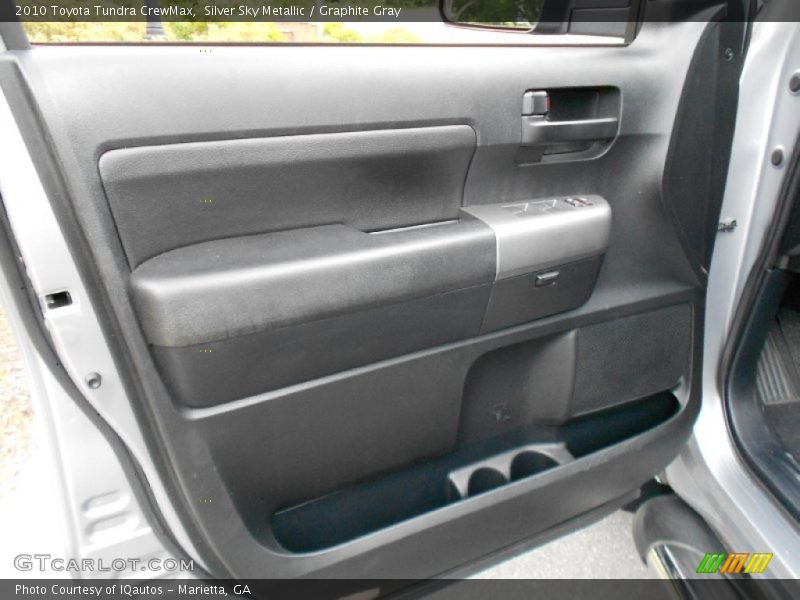 Silver Sky Metallic / Graphite Gray 2010 Toyota Tundra CrewMax