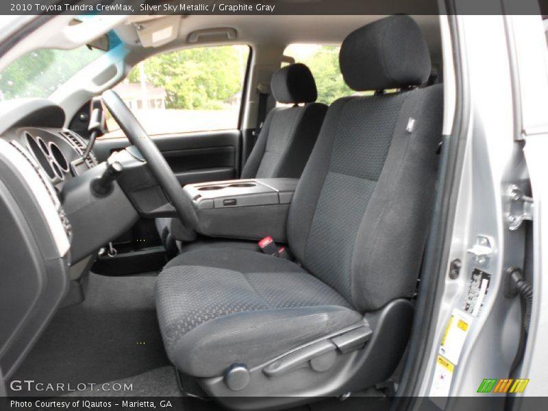 Silver Sky Metallic / Graphite Gray 2010 Toyota Tundra CrewMax