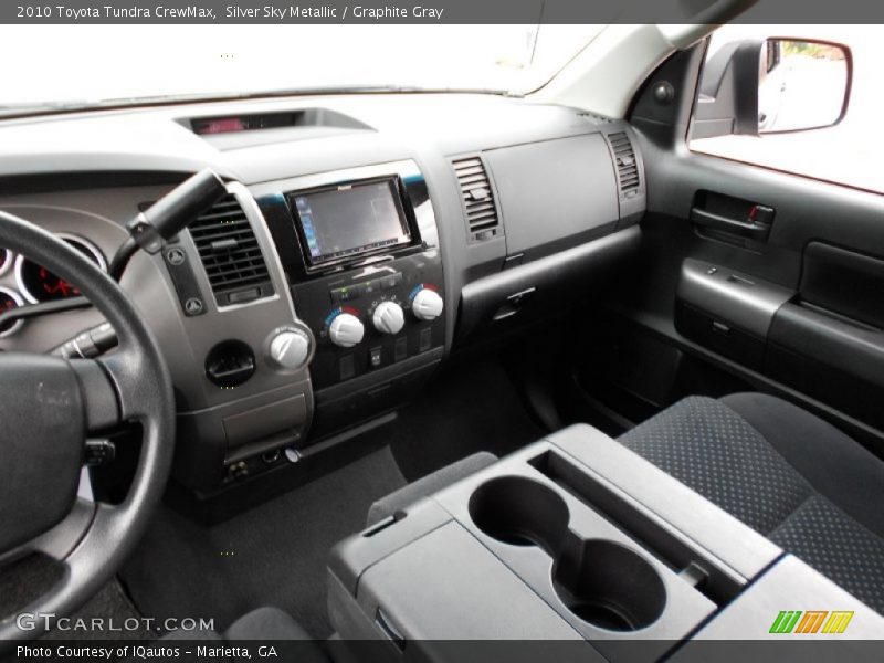 Silver Sky Metallic / Graphite Gray 2010 Toyota Tundra CrewMax