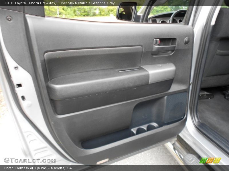 Silver Sky Metallic / Graphite Gray 2010 Toyota Tundra CrewMax