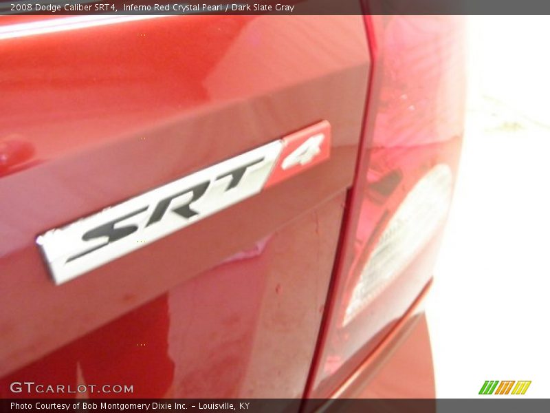 Inferno Red Crystal Pearl / Dark Slate Gray 2008 Dodge Caliber SRT4
