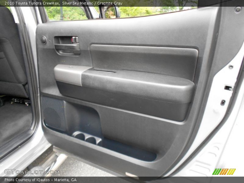 Silver Sky Metallic / Graphite Gray 2010 Toyota Tundra CrewMax