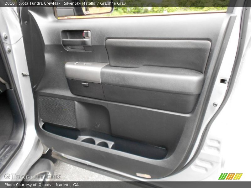 Silver Sky Metallic / Graphite Gray 2010 Toyota Tundra CrewMax