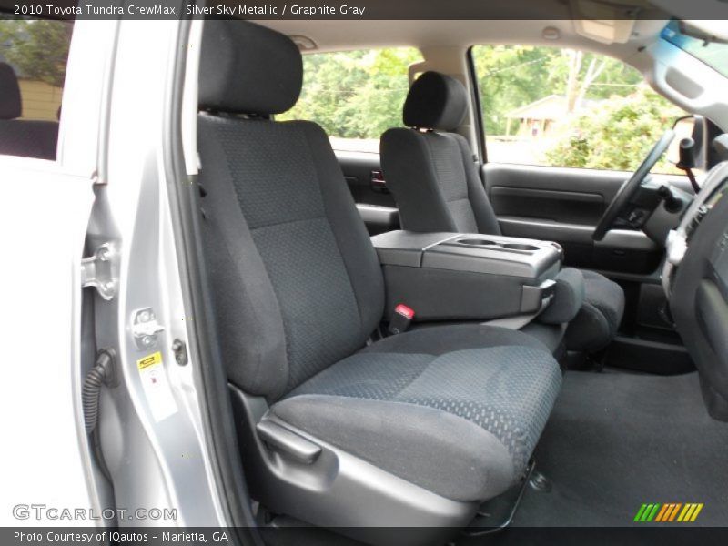 Silver Sky Metallic / Graphite Gray 2010 Toyota Tundra CrewMax
