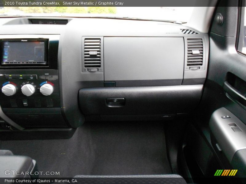 Silver Sky Metallic / Graphite Gray 2010 Toyota Tundra CrewMax