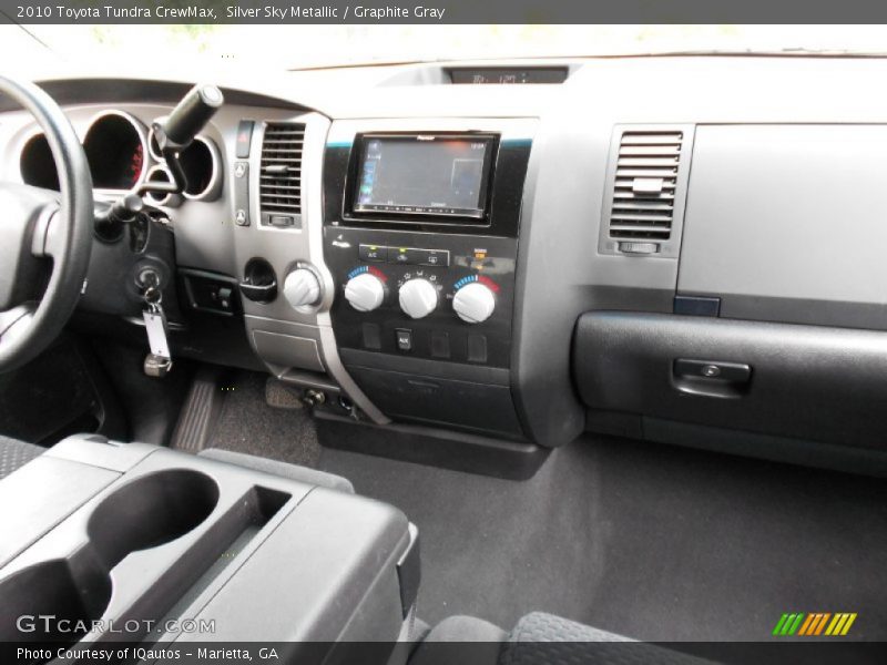 Silver Sky Metallic / Graphite Gray 2010 Toyota Tundra CrewMax