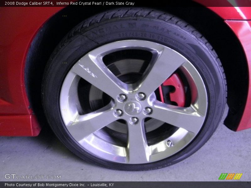 Inferno Red Crystal Pearl / Dark Slate Gray 2008 Dodge Caliber SRT4
