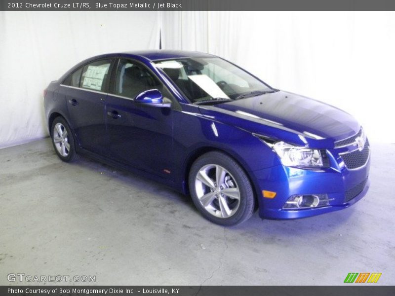 Blue Topaz Metallic / Jet Black 2012 Chevrolet Cruze LT/RS