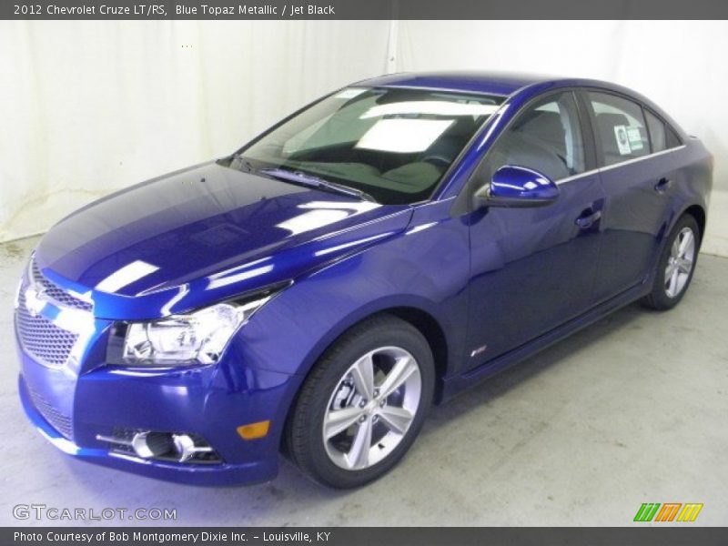 Blue Topaz Metallic / Jet Black 2012 Chevrolet Cruze LT/RS