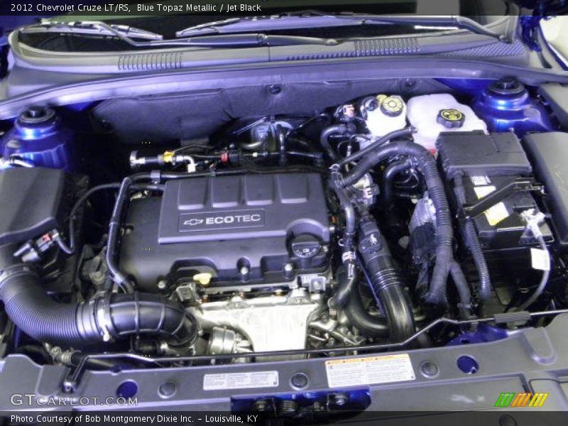 Blue Topaz Metallic / Jet Black 2012 Chevrolet Cruze LT/RS