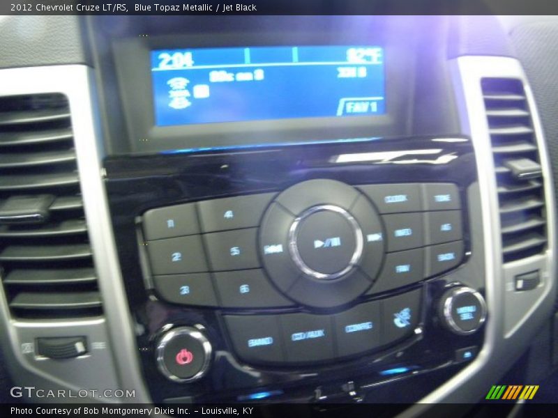 Blue Topaz Metallic / Jet Black 2012 Chevrolet Cruze LT/RS