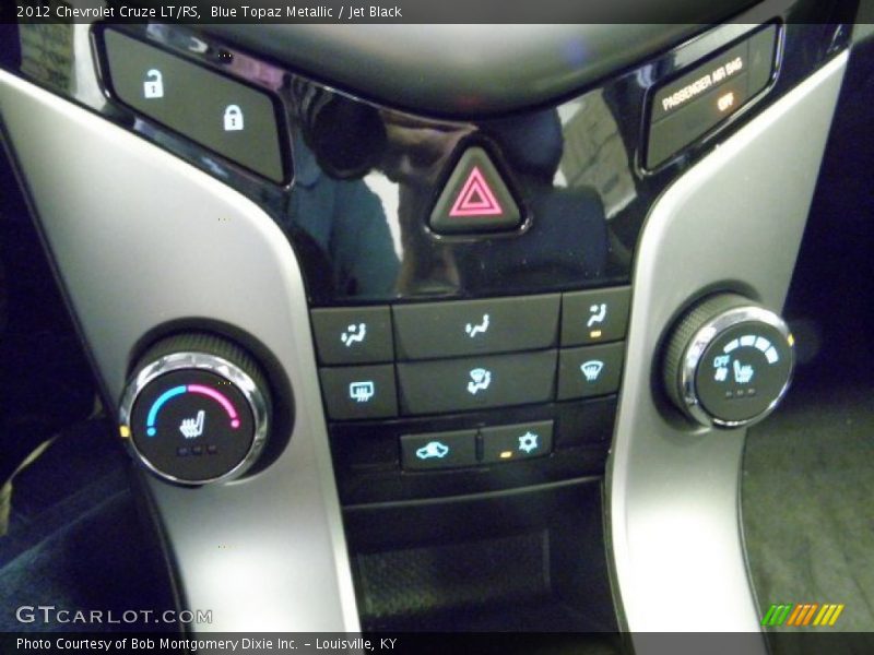 Blue Topaz Metallic / Jet Black 2012 Chevrolet Cruze LT/RS