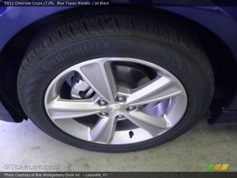 Blue Topaz Metallic / Jet Black 2012 Chevrolet Cruze LT/RS