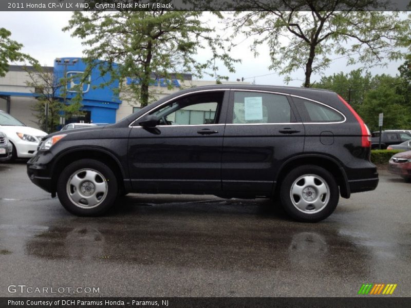 Crystal Black Pearl / Black 2011 Honda CR-V LX 4WD