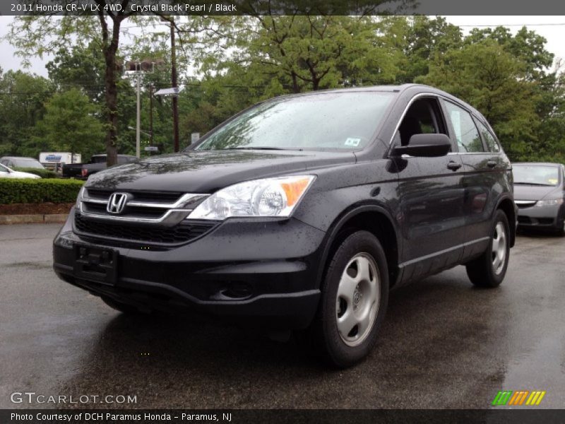 Crystal Black Pearl / Black 2011 Honda CR-V LX 4WD