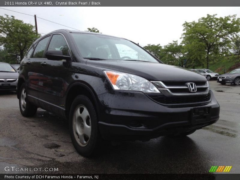 Crystal Black Pearl / Black 2011 Honda CR-V LX 4WD