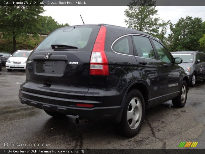 Crystal Black Pearl / Black 2011 Honda CR-V LX 4WD