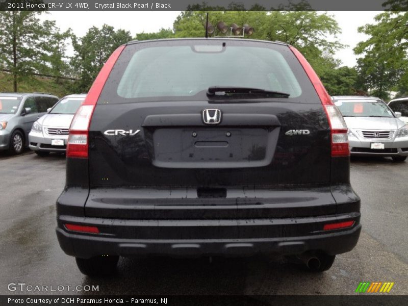 Crystal Black Pearl / Black 2011 Honda CR-V LX 4WD