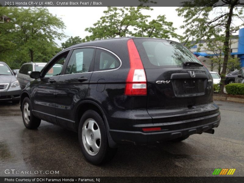 Crystal Black Pearl / Black 2011 Honda CR-V LX 4WD