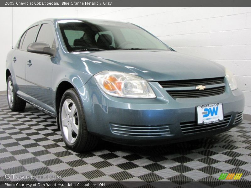 Blue Granite Metallic / Gray 2005 Chevrolet Cobalt Sedan