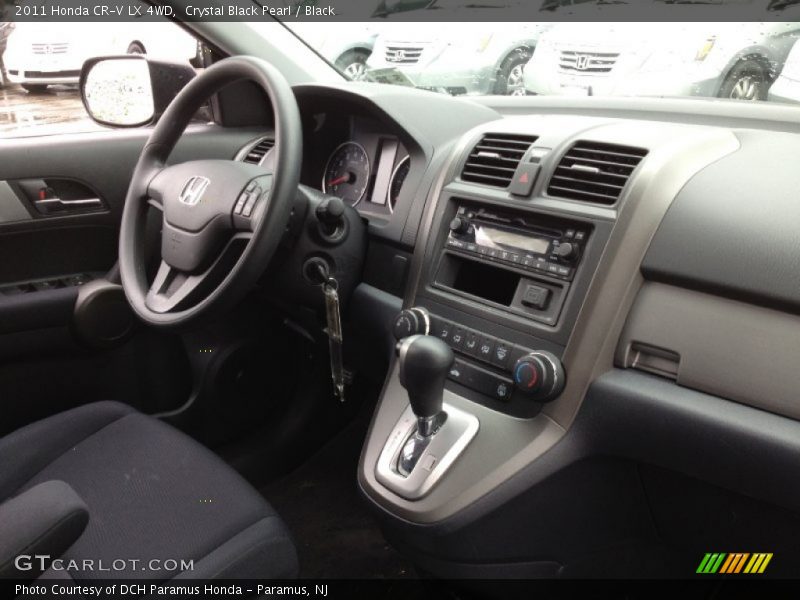 Crystal Black Pearl / Black 2011 Honda CR-V LX 4WD