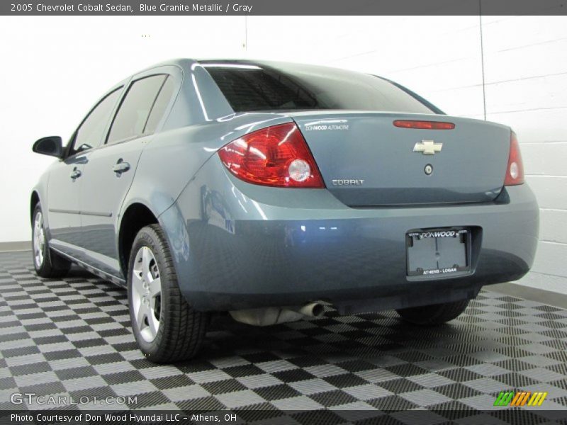 Blue Granite Metallic / Gray 2005 Chevrolet Cobalt Sedan