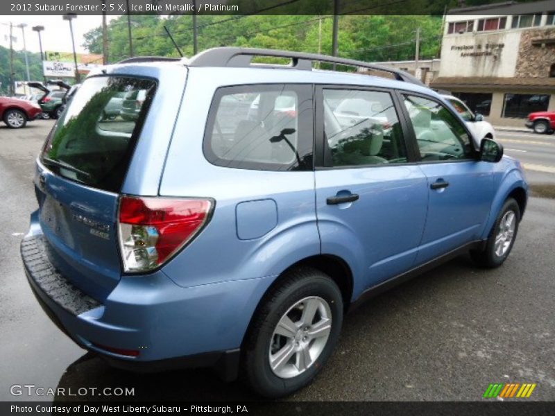 Ice Blue Metallic / Platinum 2012 Subaru Forester 2.5 X