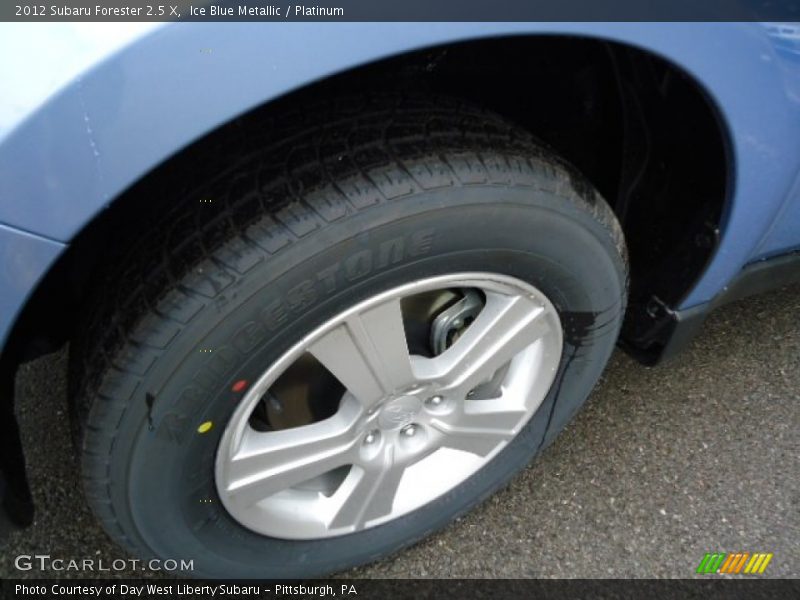 Ice Blue Metallic / Platinum 2012 Subaru Forester 2.5 X