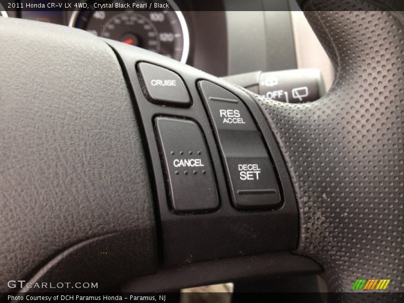 Crystal Black Pearl / Black 2011 Honda CR-V LX 4WD