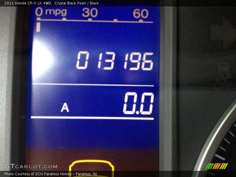 Crystal Black Pearl / Black 2011 Honda CR-V LX 4WD