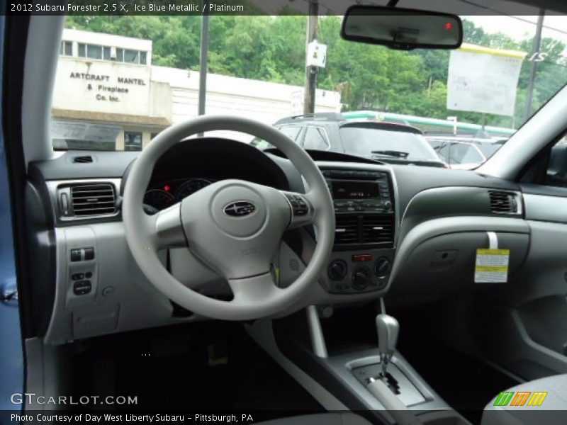 Ice Blue Metallic / Platinum 2012 Subaru Forester 2.5 X