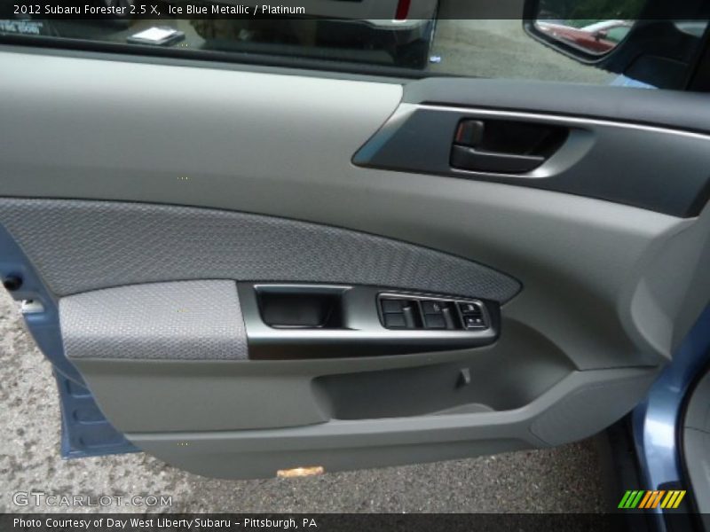 Ice Blue Metallic / Platinum 2012 Subaru Forester 2.5 X