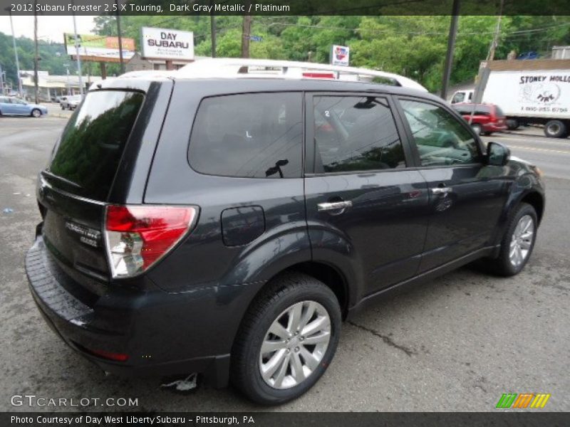 Dark Gray Metallic / Platinum 2012 Subaru Forester 2.5 X Touring