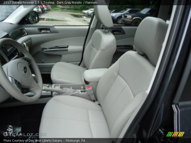 Dark Gray Metallic / Platinum 2012 Subaru Forester 2.5 X Touring