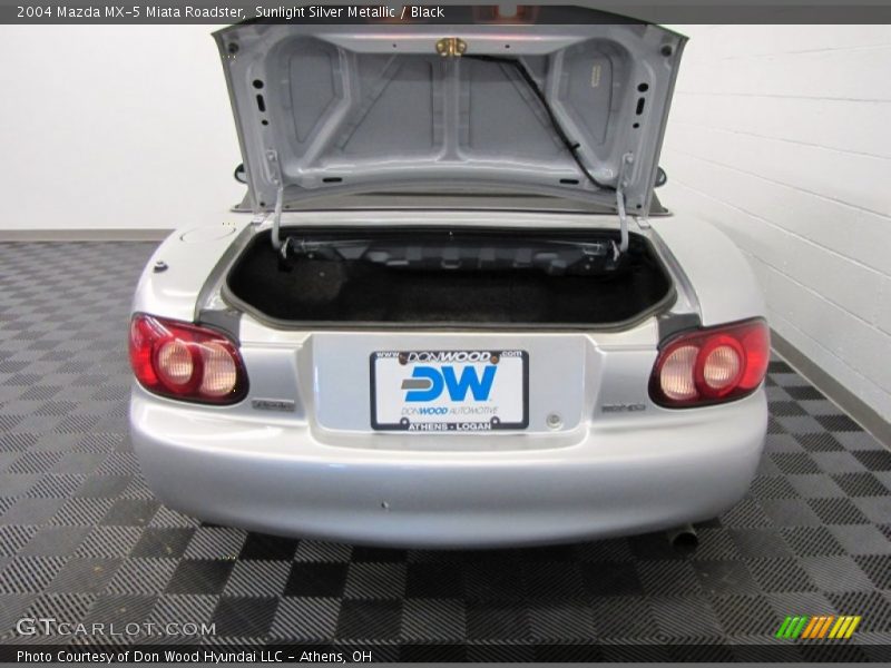 Sunlight Silver Metallic / Black 2004 Mazda MX-5 Miata Roadster