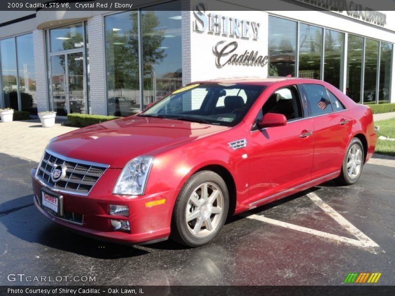 Crystal Red / Ebony 2009 Cadillac STS V6