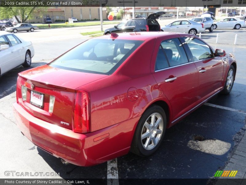 Crystal Red / Ebony 2009 Cadillac STS V6