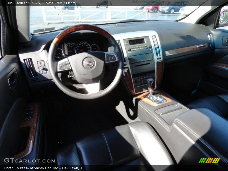 Crystal Red / Ebony 2009 Cadillac STS V6