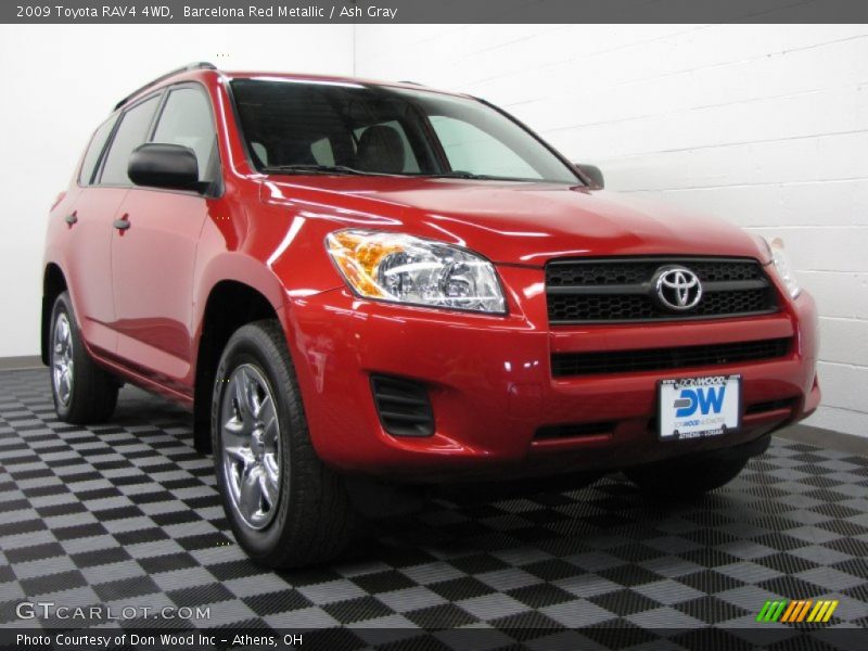 Barcelona Red Metallic / Ash Gray 2009 Toyota RAV4 4WD