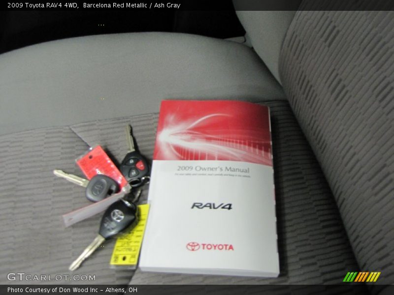Barcelona Red Metallic / Ash Gray 2009 Toyota RAV4 4WD