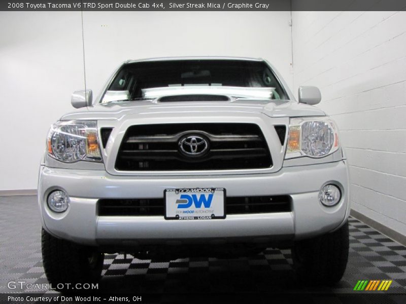 Silver Streak Mica / Graphite Gray 2008 Toyota Tacoma V6 TRD Sport Double Cab 4x4