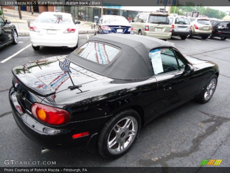 Brilliant Black / Black 1999 Mazda MX-5 Miata Roadster